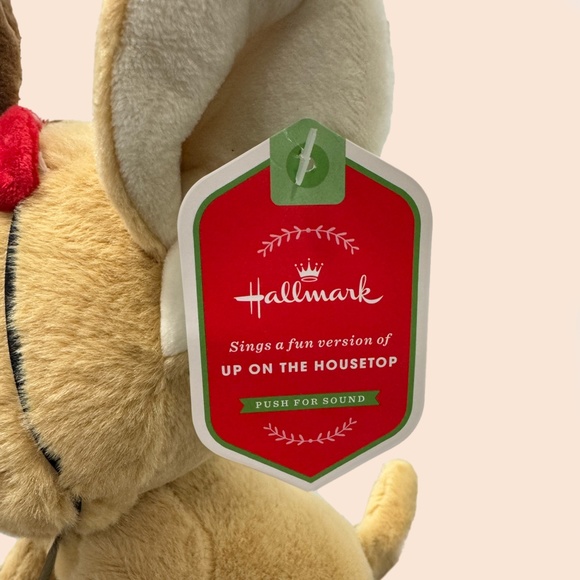 Hallmark | NWT | "Up On The HouseTop" Singing Puppy - Picture 2 of 2